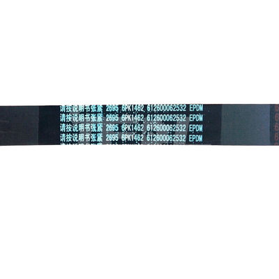 6PK1642 Ceinture à carreaux pièces de moteur Weichai 612600062532 ceinture