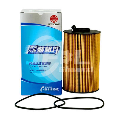 Élément de filtre à huile 10038880513 FAW Jiefang camion Weichai pièces de moteur