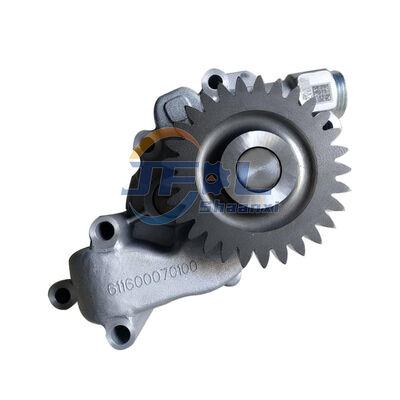 611600070100 Gear-type Lubricating Oil Pump with Stable Oil Pressure and Built-in Protection for Shacman Delong X3000 M3000 Truck
